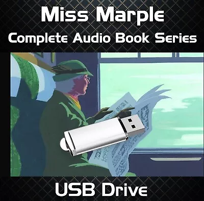 Miss Marple - Agatha Christie Unabridged Mp3 Audiobook On USB - 94hrs • £14.99