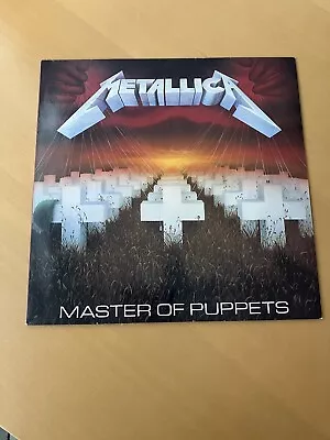 Metallica Master Of Puppets Vinyl Lp 1989 Europe Reissue Excellent Condition • £50