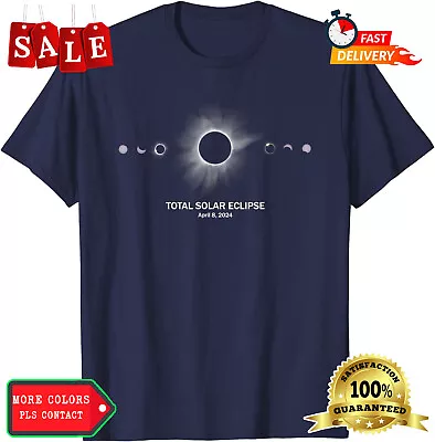 Hello Darkness My Old Friend Solar Eclipse April 2024 Unisex T-Shirt S-3XL 2 • $10.92