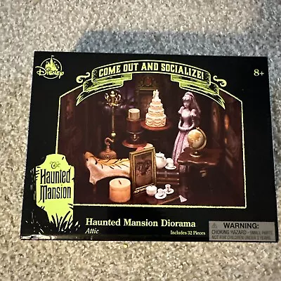 Disney Parks Haunted Mansion Miniature Ghost Bride Attic Scene Diorama Sealed • $29.99