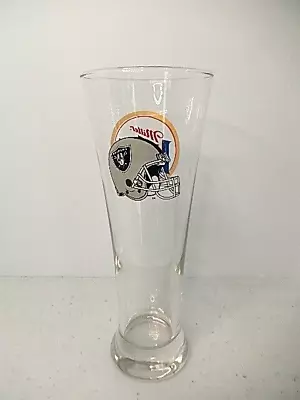 Oakland Raiders Miller Lite Pilsner Glass - Los Angeles Las Vegas • $5.59