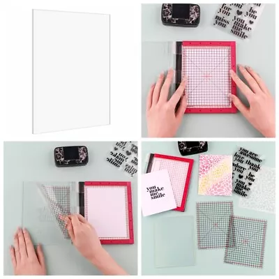 Multi-Function Non-Slip Sticky Mats Fit In Stamp Positioning Tool Craft Grip Mat • $12.59