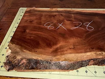 One Long Hawaiian Milo Wood Board~24 1/3 X 11 1/2  X 1  Wow! (#665) • $136