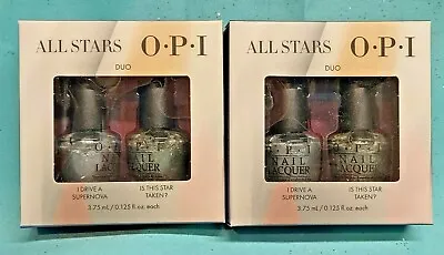 2 Packs OPI Mini Nail Polish Duo I Drive A Supernova & Is This Star Taken Silver • $7.89