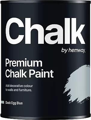 Hemway Duck Egg Blue Chalk Paint Ultra Matt Wall Furniture Chic Shabby Chalky • £23.95