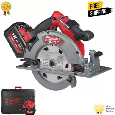 Milwaukee Circular Saw Kit - 190mm - M18FCS66-121C  - 12Ah Battery  4933464587 • £899.99