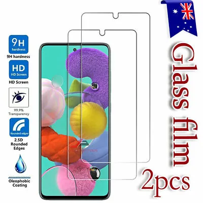 £5.35 • Buy For Samsung Galaxy S20 FE A21s A11 A31 A51 Full Tempered Glass Screen Protector