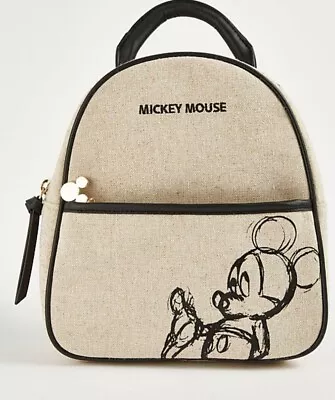 Disney Mickey Mouse Canvas Rucksack • £25