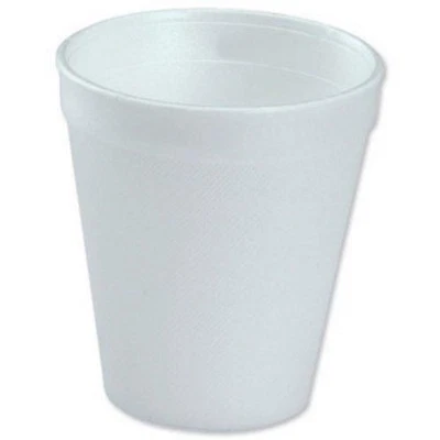 £7.99 • Buy Polystyrene White Insulated Foam Cups Disposable Hot Tea Coffee Beverage 100pcs