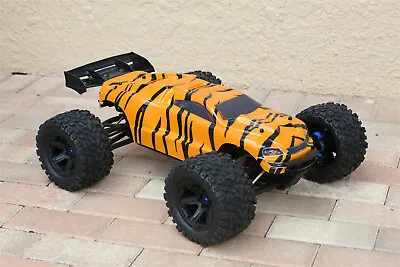 Custom Body Tiger Style For Traxxas E-Revo 2.0 1/10 Truck Car Shell Cover 1:10 • $29.93