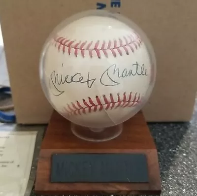 Mickey Mantle Autographed Signed Rawlings Baseball W Score Board COA • $799.99