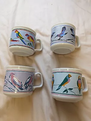 Nescafe Blend 43  Set Of 4x Australian Wildlife Designer Collection Mugs Vintage • $53