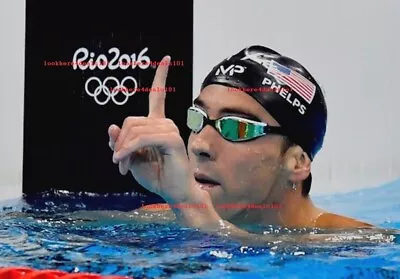 MICHEAL PHELPS Photo 5x7 Olympics 2016 USA Swimming Rio De Janeiro Brazil  • $9.48