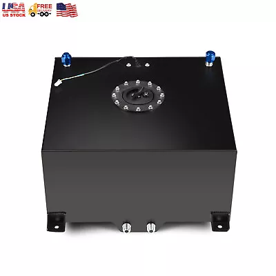 15 Gallon Polished Aluminum Racing Drift Fuel Cell Gas Tank With Level Sender Us • $125.99