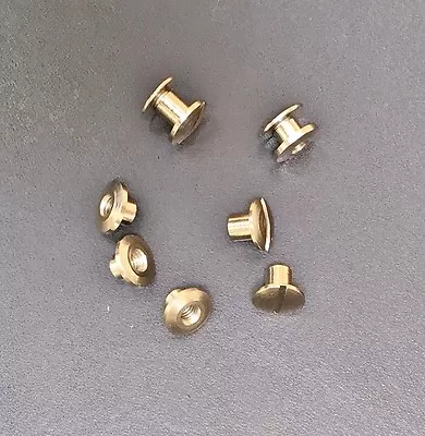 £12 • Buy Binding Screws Posts Brass And Nickel Plated Various Sizes Chicago Bookbinding 