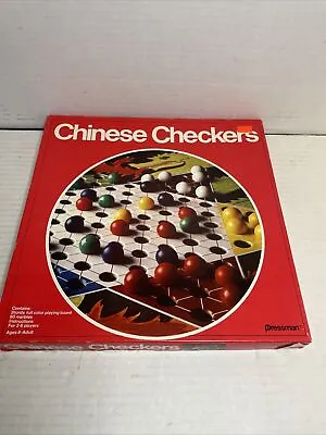 $25 • Buy Vintage 1979 Pressman Steel Board Chinese Checkers Board Game.  36
