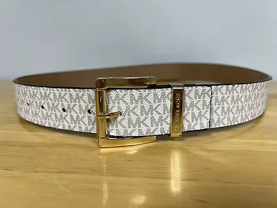 Michael Kors Women’s Belt With Gold Buckle Signature Logo Large • $14.99