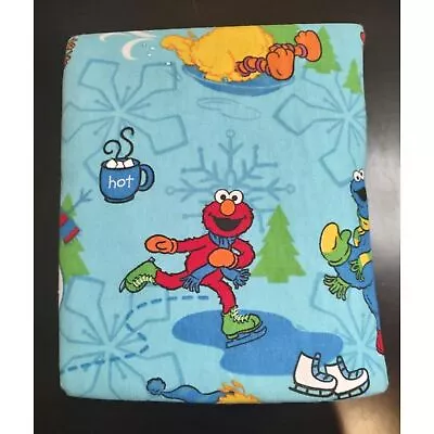 Sesame Street Twin Size Flannel Sheet Set Elmo Sheet Set Big Bird Sheets A2 • $39.99