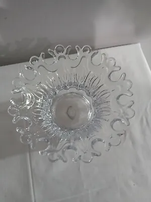 Vintage Shannon Crystal Designs Of Ireland Crystal Punch Bowl 8  Hand Crafted • $32