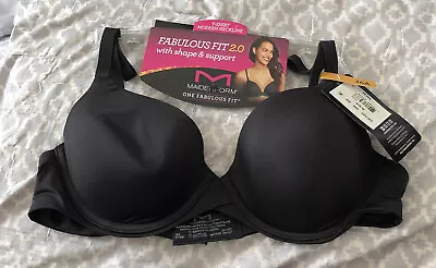 Maidenform Women's One Fabulous Fit 2.0 - Black - Size: 36A • $19.99