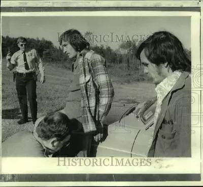 1974 Press Photo Wallace Lanford And Mitchell Arrested In NC On Murder Charges • $19.99