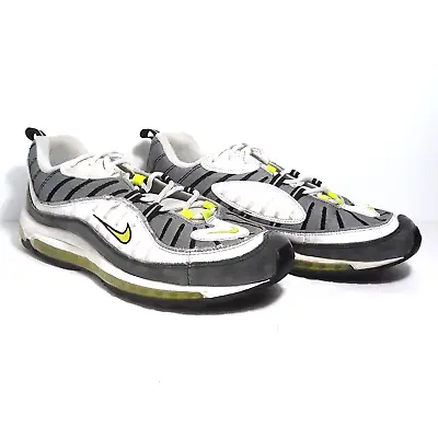 Men's Nike Air Max '98 Neon Volt Shoes 640744-002 Size 12 Running Hiking • $56.90