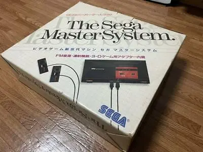 Used Sega Master System Power Base Game Console Black Boxed • $245.65