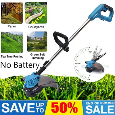 For Makita 18V Cordless Lawn Edger Grass Trimmer Cutter Adjustable Head Handle  • £39.11