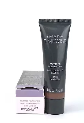 Mary Kay Timewise Matte 3d Foundation~bronze C 170~nib~full Size! • $11.99