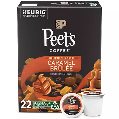 Flavored K-Cup Pods Caramel Brûlée (22 Count) Single Serve Pods Compatible With • $28.79