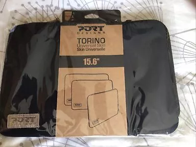 £12 • Buy 1 X Port Designs Torino (BLACK) 15.6  Laptop Sleeve Carry Case **New & Sealed**