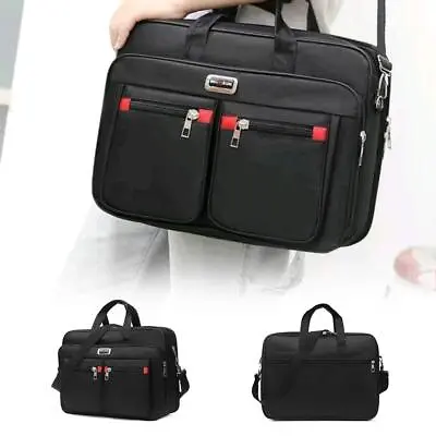 Men Laptop Briefcase Messenger Satchel Shoulder Bag Work Travel Document Handbag • £8.69