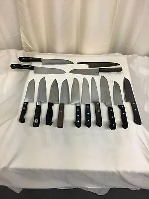 Japanese Vintage Kitchen Knife 14types Blade Length 5.7~7.08inch Hocho Katuhiro • $169.06