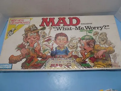 Parker Bros. Mad What Me Worry Board Game #0124 Year 1988 - Sealed • $50