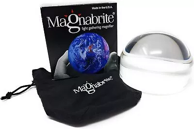 4X Magnabrite Bright Field Dome Magnifier 3.5 Inches By Magnabrite • $126.99