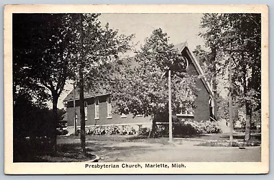 Postcard Presbyterian Church Marlette MI C6 • $14