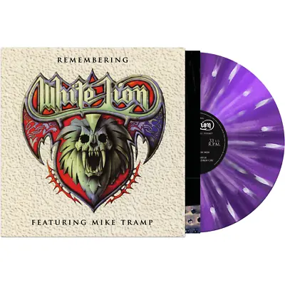 MIKE TRAMP Remembering White Lion Purple/White Splatter Vinyl LP Children Cry • $28.99