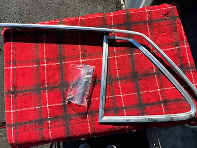 Mercedes-Benz R107 280SL 380SL 450SL 560SL Driver Window Chrome Trim Hard Top • $125