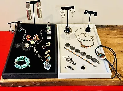 Native American Vintage Sterling Jewelry Lot- Navajo Taxco Estate & Unknowns • $305