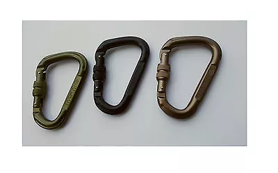 MSM Milspec Monkey - Pear-S Screw Lock Carabiner - SINGLE - Choose Color Below • $17.94