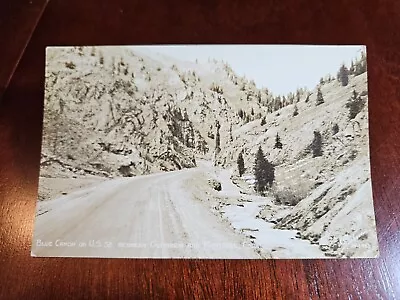 Postcard CO Colorado RPPC Sanborn Gunnison Montrose Blue Canyon U.S. Hwy 50 • $6.99