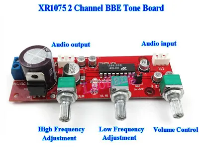 XR1075 2 Channel BBE Tone Board Volume Control Audio Processor Exciter Module • $9.70