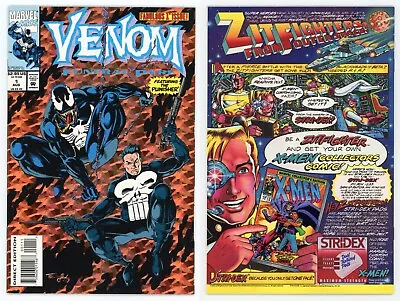 Venom Funeral Pyre #1 (NM 9.4) Punisher Gold Holografx Foil Cover 1993 Marvel • $9.99