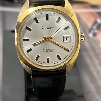 £52.10 • Buy Vintage Accurist 25 Jewels Jewels Automatic Men Wristwatch Swiss Made