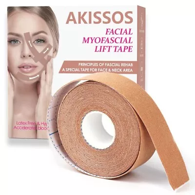 Akissos Facial Myofascial Lift Tape Face Lift Tape Face Toning Belts Anti Anti • $10.49