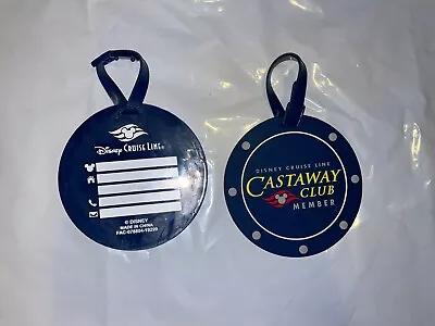 Disney Cruise Line DCL Castaway Club Member LUGGAGE TAGS Set Of Two • £17.10