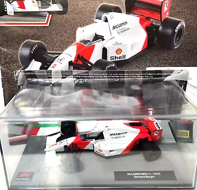 #151 McLaren MP4/7A – 1992 Gerhard Berger  1:43 Scale Formula 1 Car Collection • $38