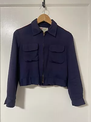 Vintage 1940s 1950s McGregor Ricky Rockabilly Rayon Gabardine Jacket 40s 50s • $280