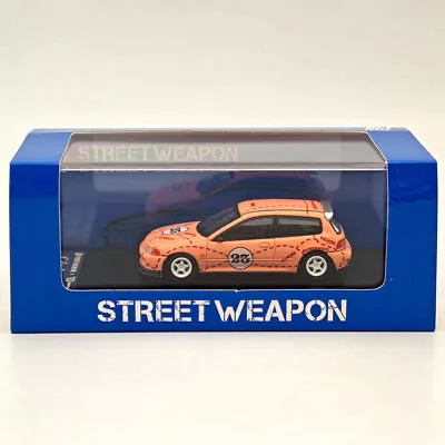 1/64 Street Weapon Honda Civic EG6 PinkPIG #23 Diecast Models Car Collection • £25.80