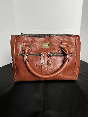 Modalu Pippa Tan Handbag Tan Leather Shoulder Grab Bag  • $135.23